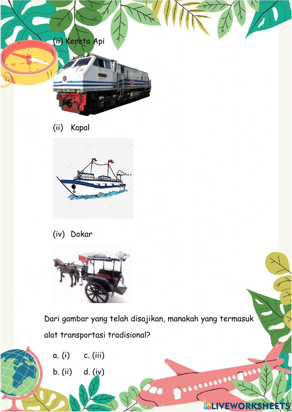 Perkembangan teknologi transportasi