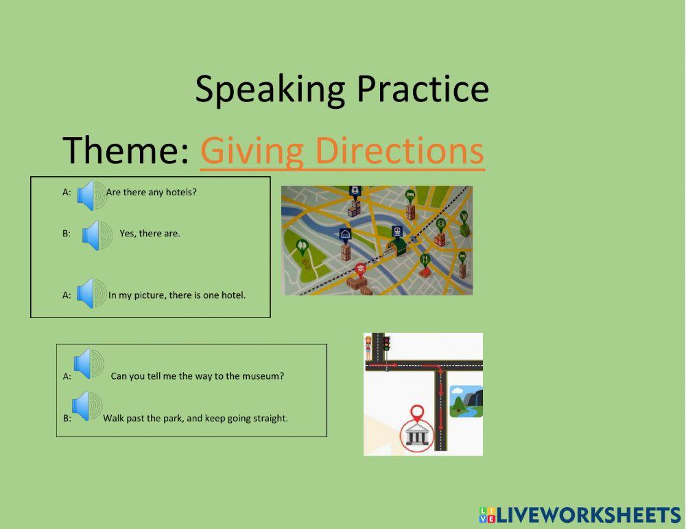 Directions online exercise for 7 | Live Worksheets
