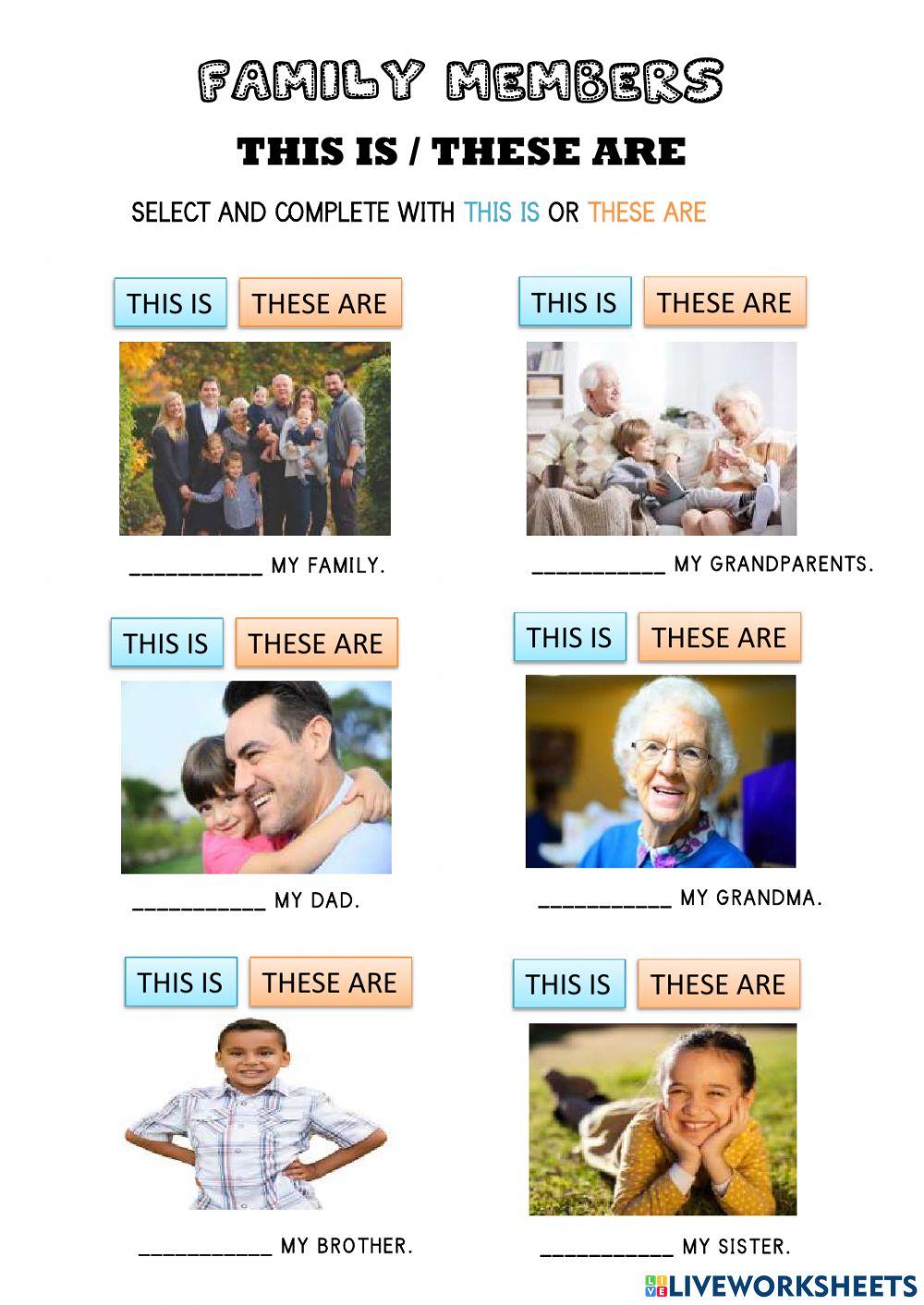 This is- These are family