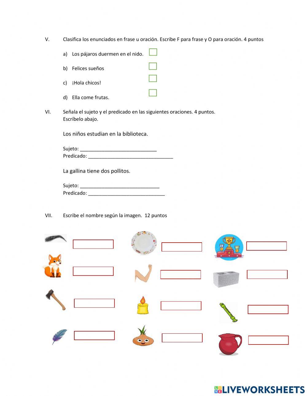 Prueba de conocimientos