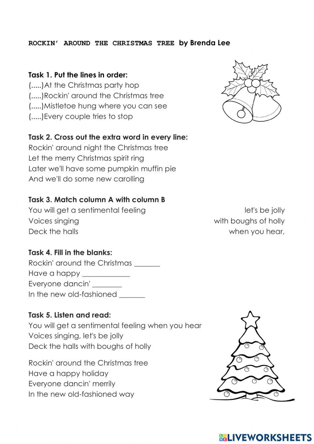 Rockin' around the Christmas tree