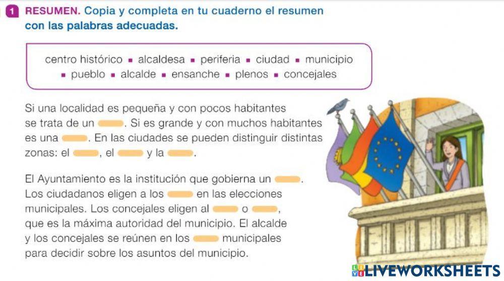 La localidad y el ayuntamiento