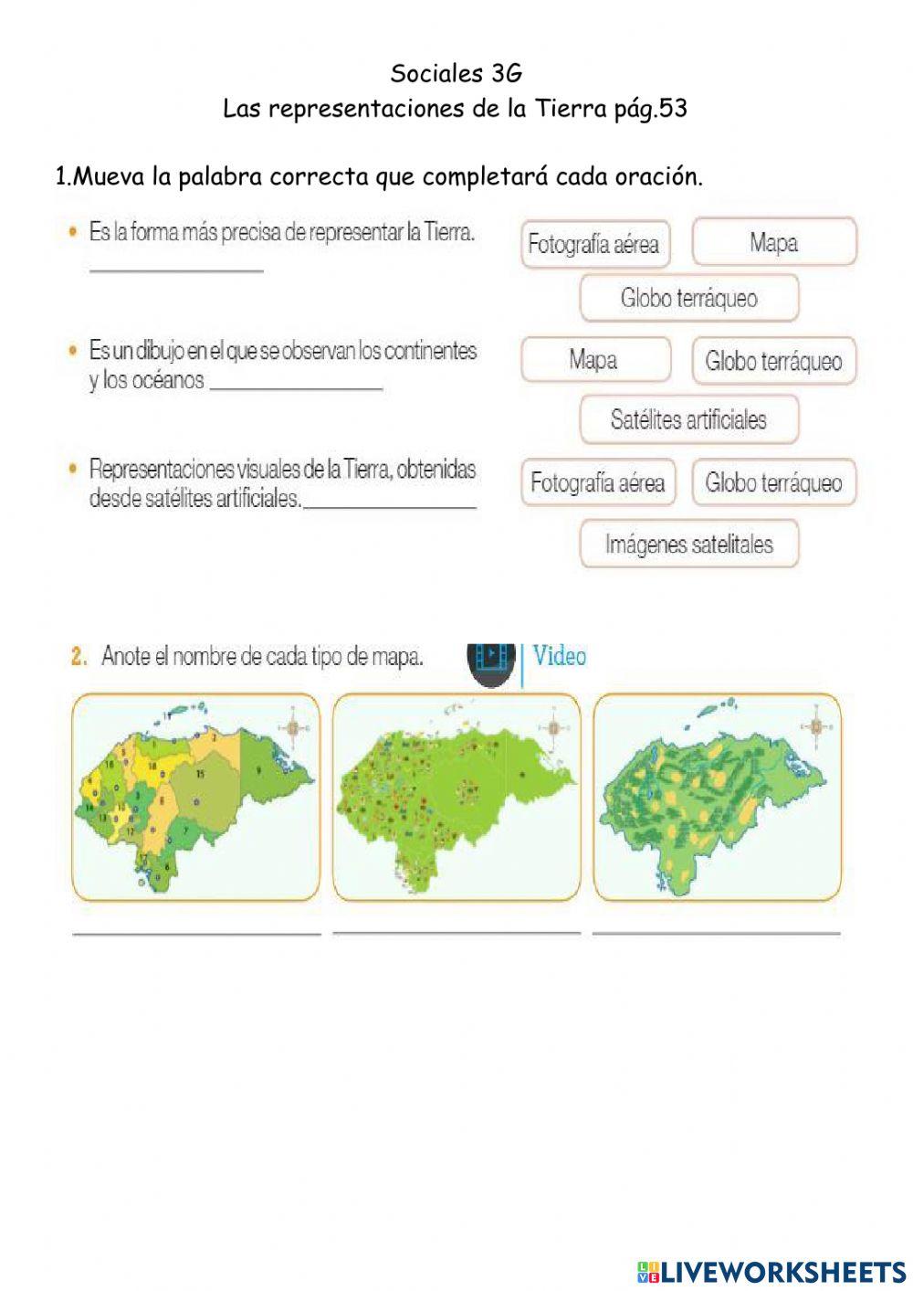 Sociales 3G P53 worksheet Live Worksheets