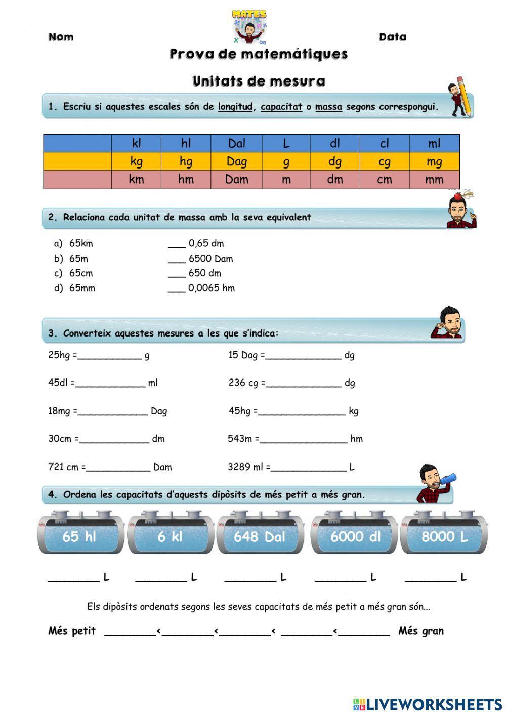 Prova de matemàtiques 2 (adaptada)