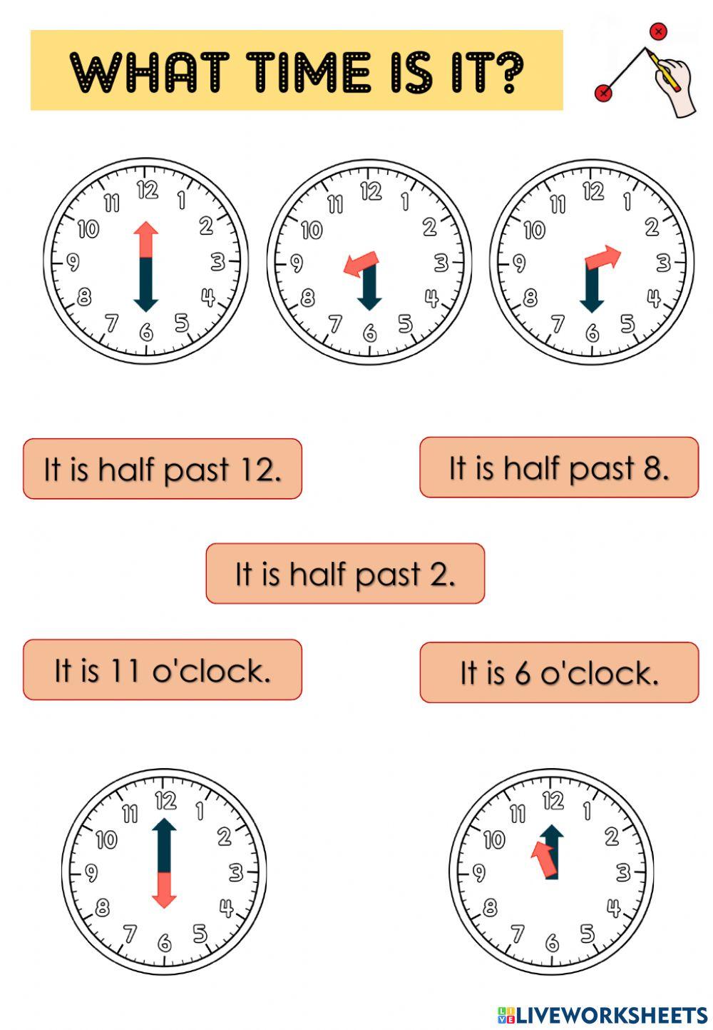 What time is it? online exercise for 4°| GRADE | Live Worksheets