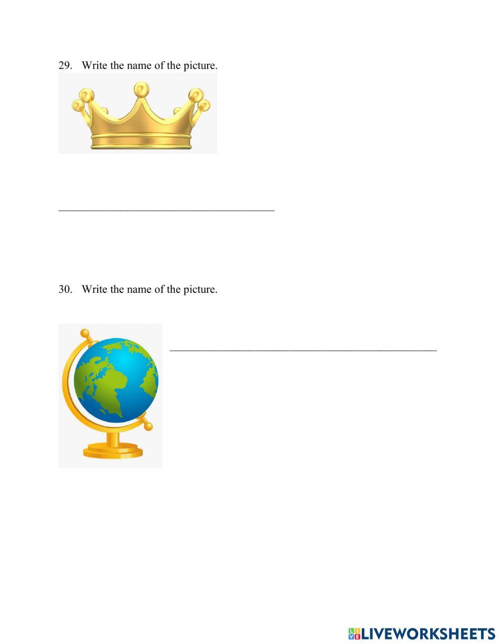 Spelling and Vocabulary