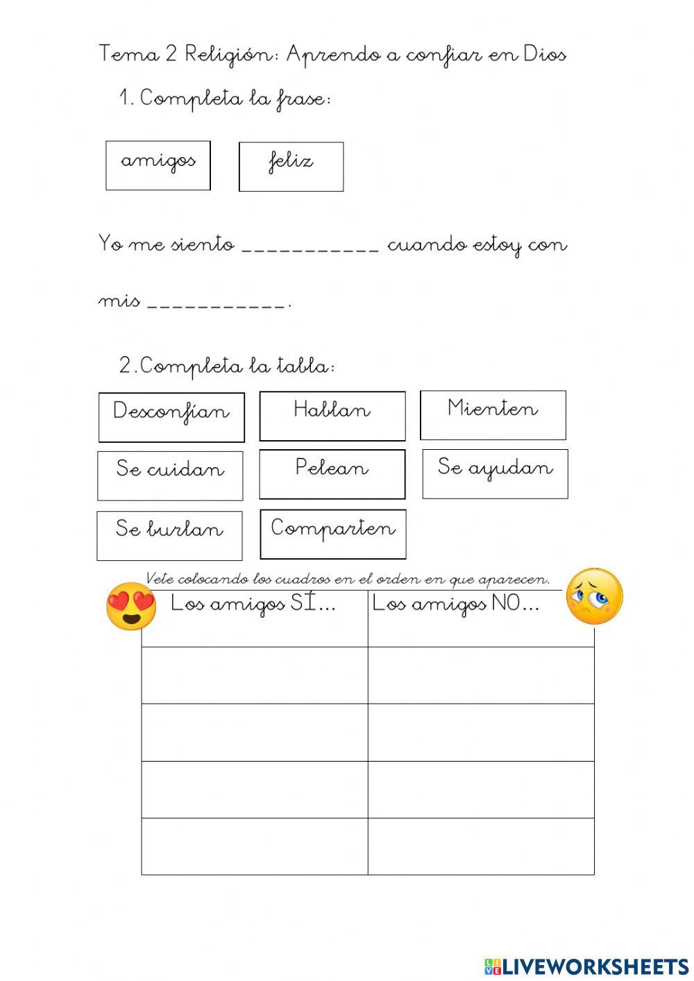 La amistad, la confianza, Abrahán, Moisés y la oración