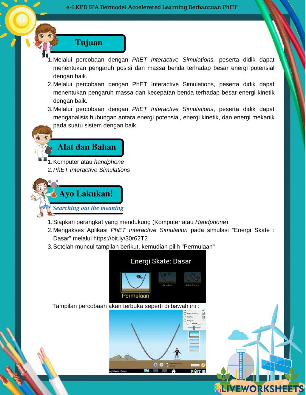 E-LKPD IPA ENERGI KINETIK DAN POTENSIAL