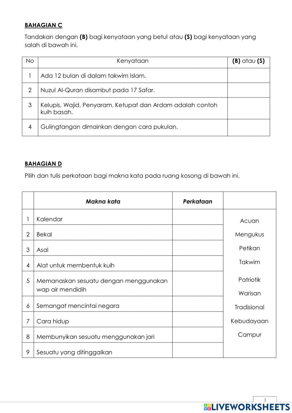 Ulang kaji unit 3.3 - 3.5