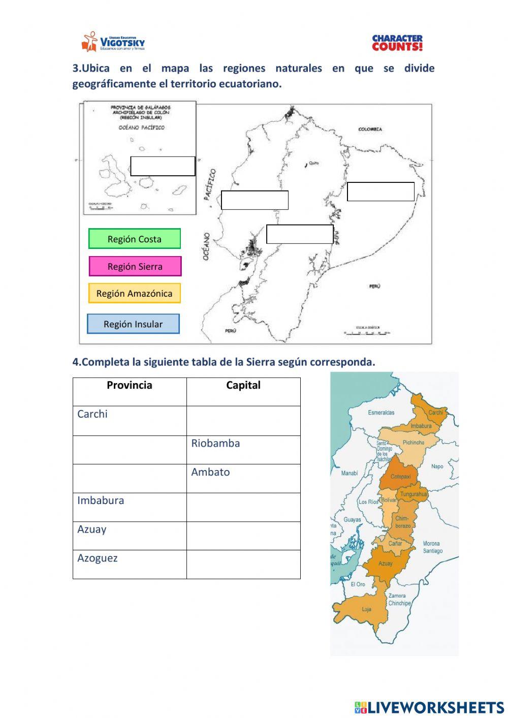 Provincias del Ecuador