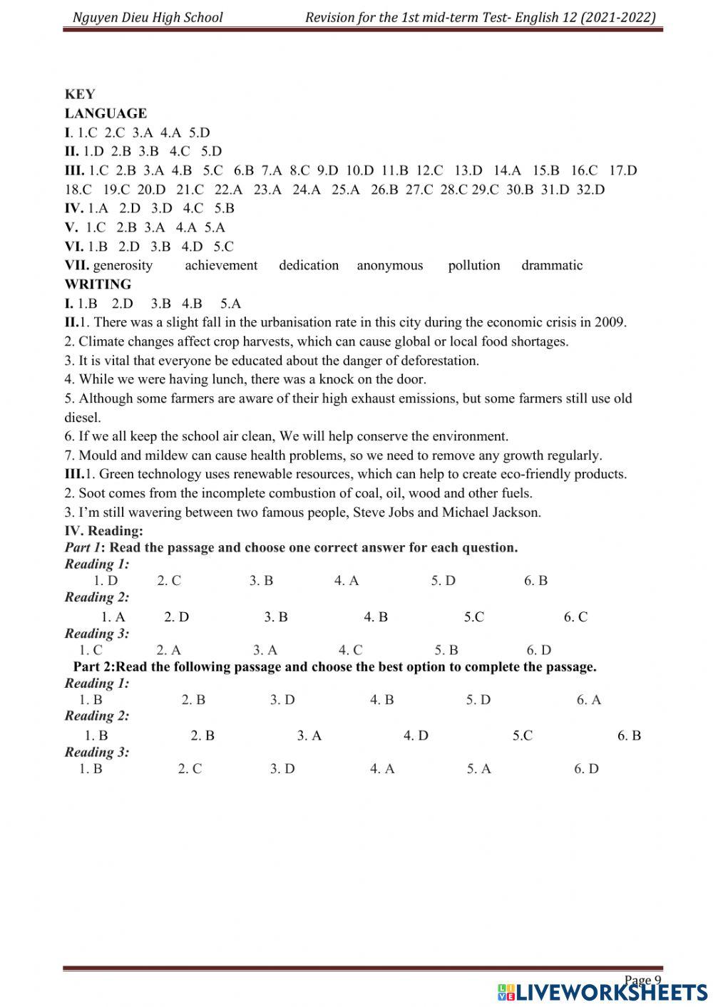 Revisiopn for the mid-term 12