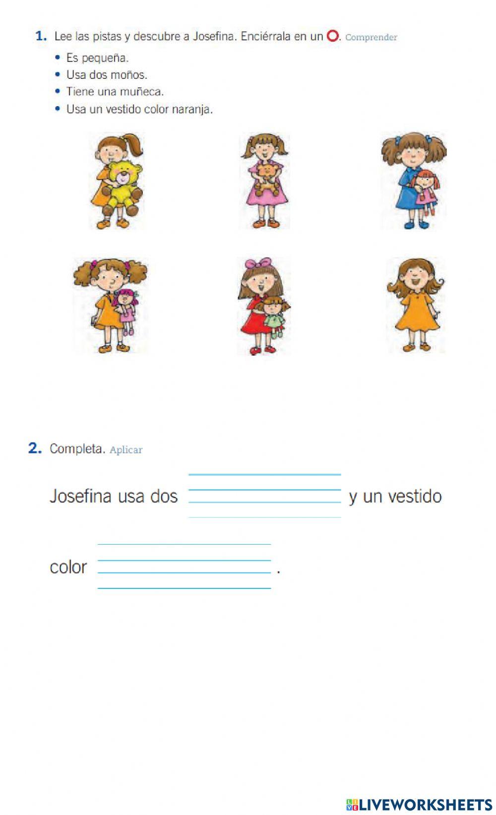 ficha de lenguaje letra J