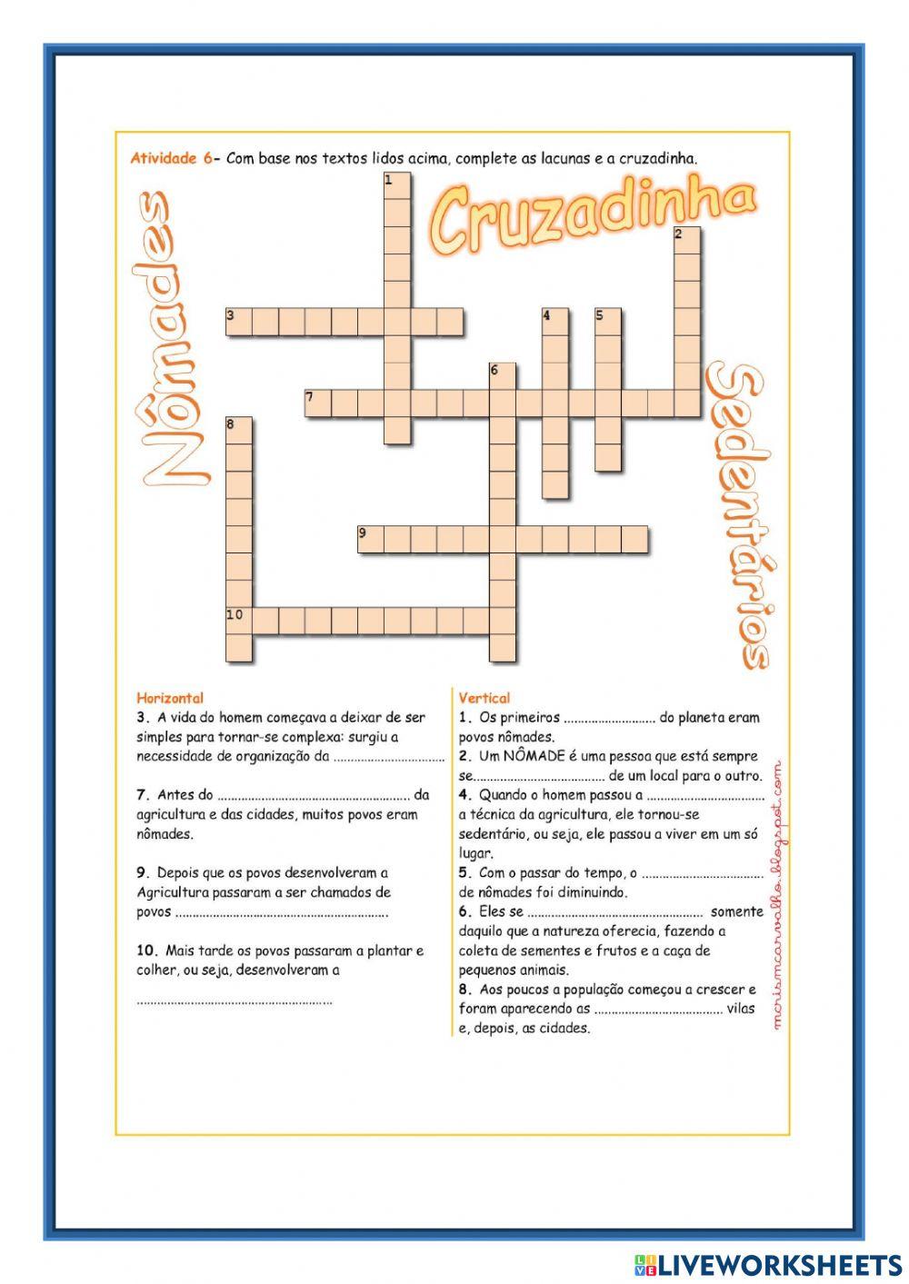 Sedentarismo e nomadismo