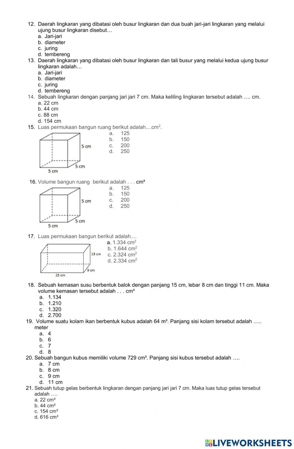 Matematika smt ganjil