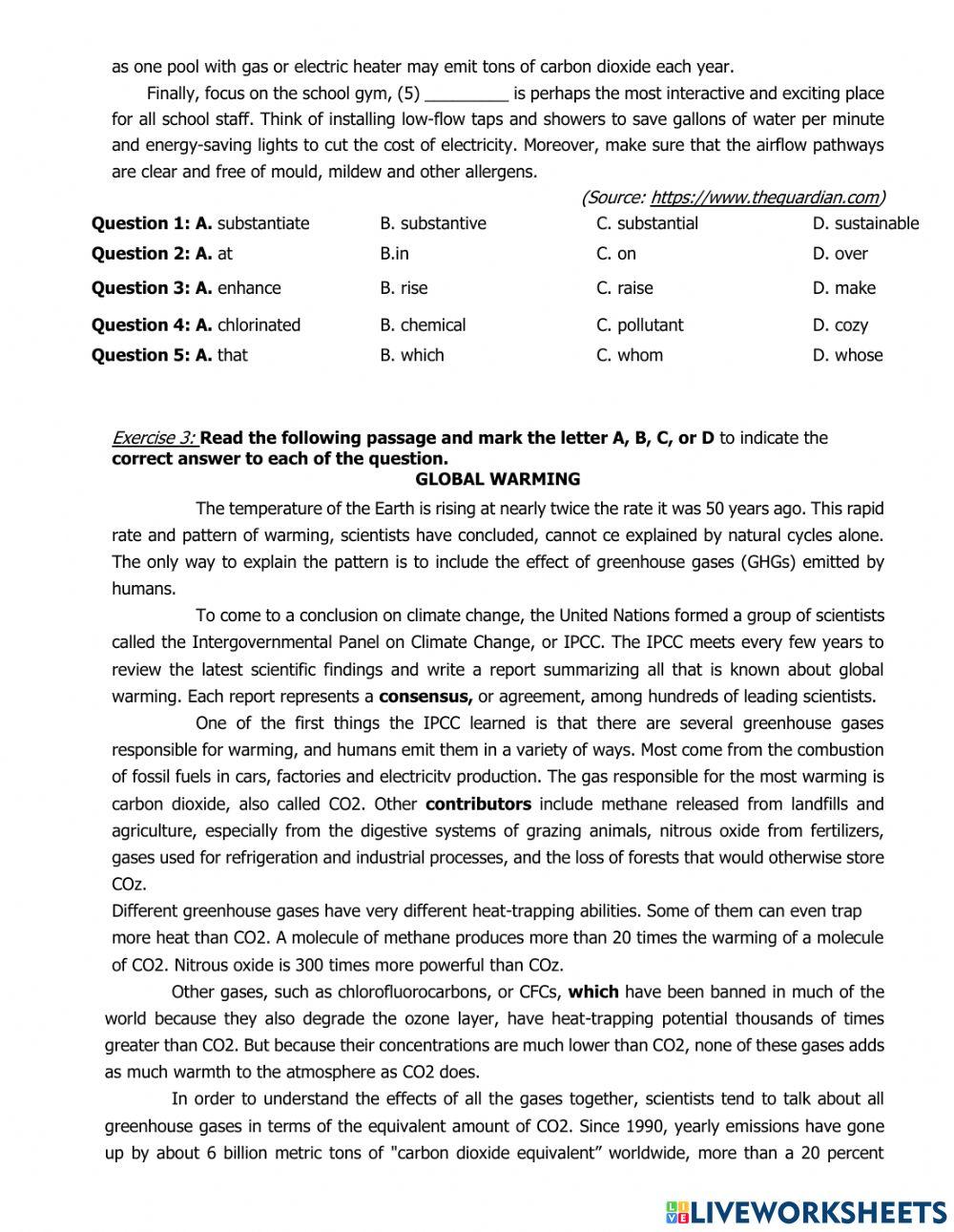 Module 7: reading comprehension vs gap-filling