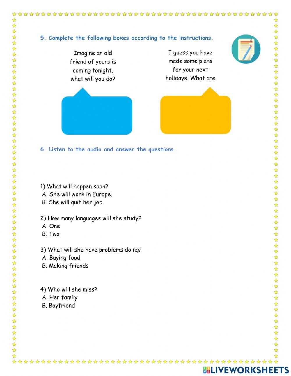 Simple Future - Will and Going to