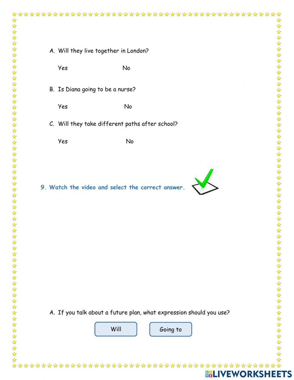 Simple Future - Will and Going to