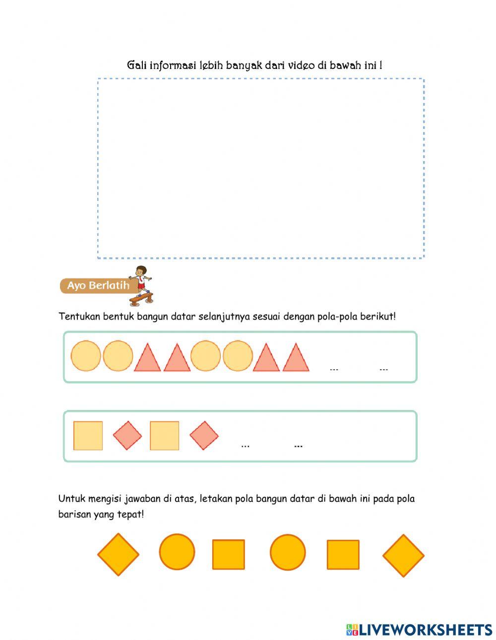 Pola bangun datar kelas 2