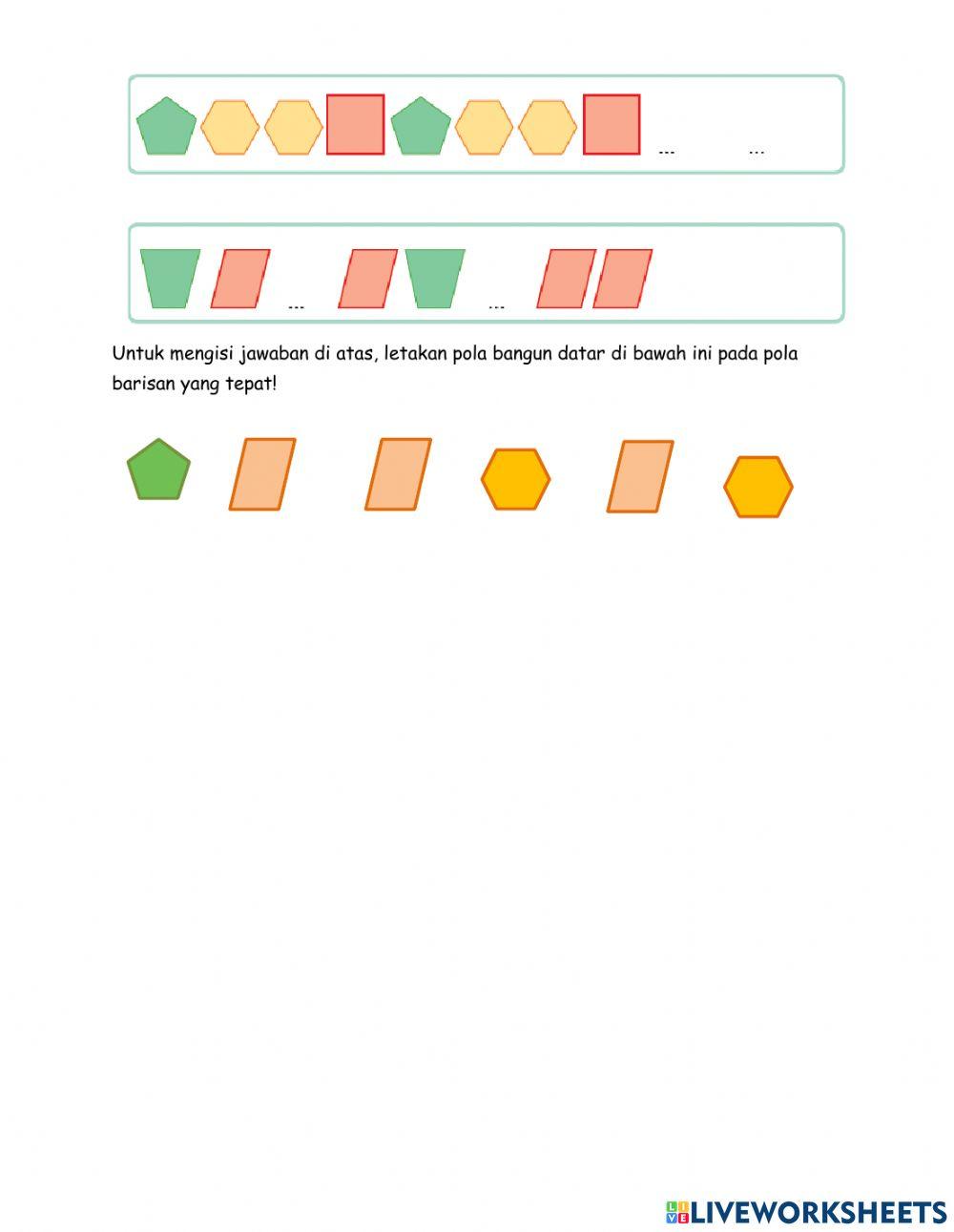 Pola bangun datar kelas 2