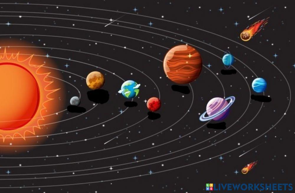 The Solar System online exercise for year 3 | Live Worksheets