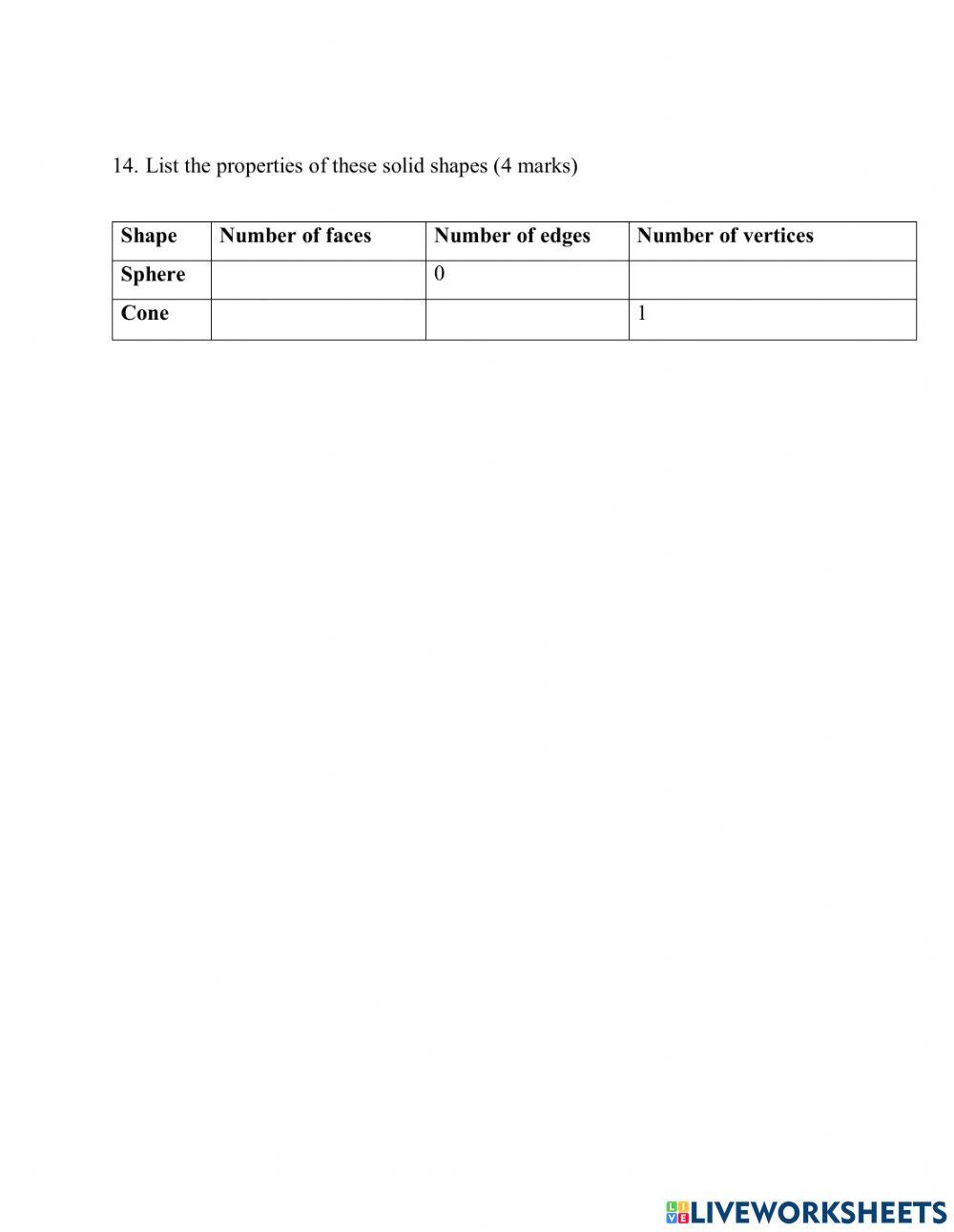 Mathematics Assessment 3 OLG6