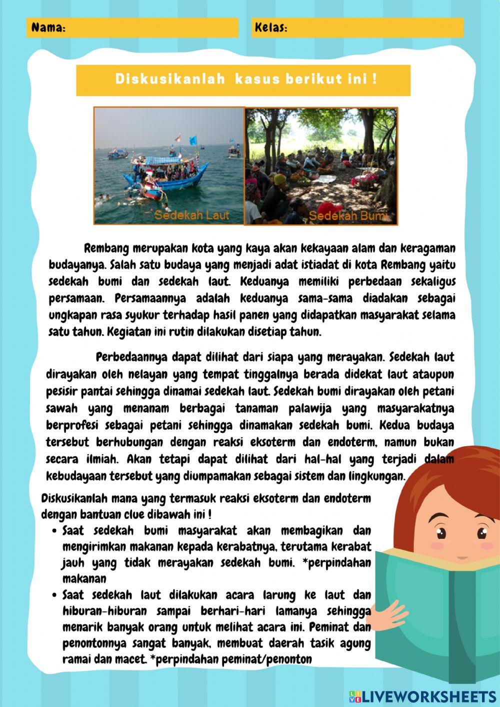 Reaksi eksoterm dan endoterm