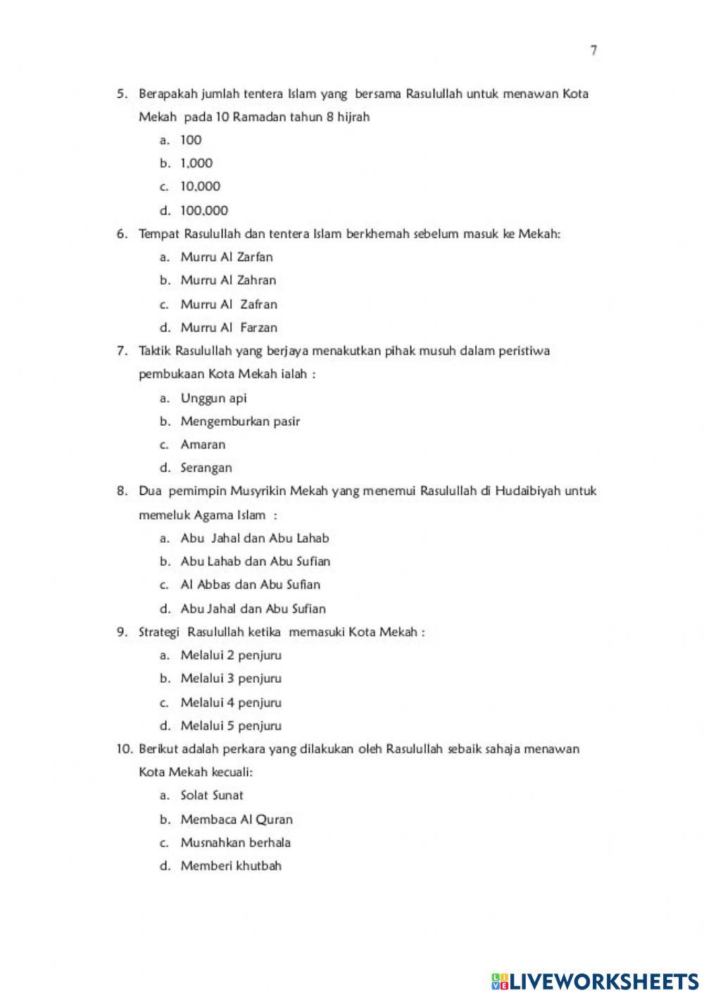 Pembukaan kota mekkah