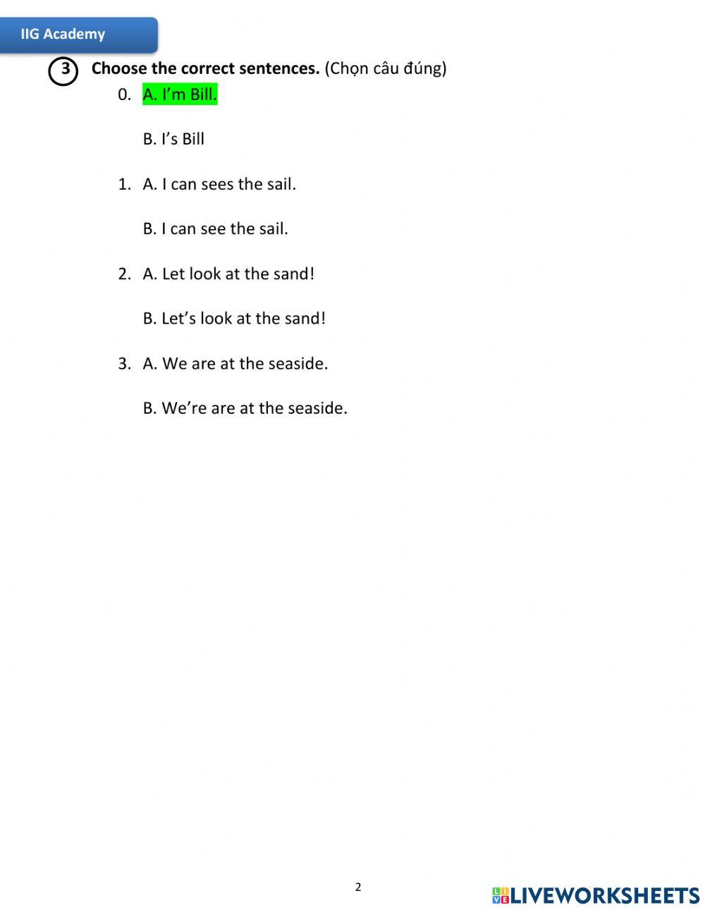IIG-Grade 2-Worksheet 12