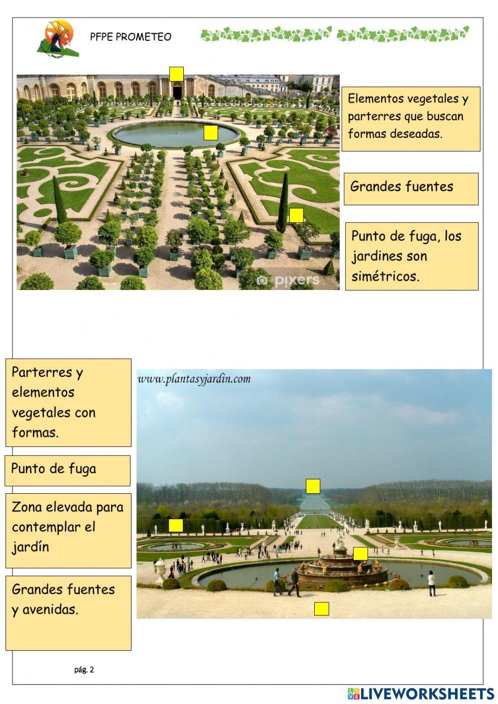 Jardín clásico o francés