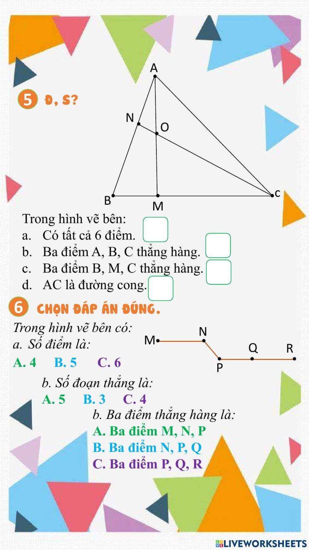 Phiếu Toán cuối tuần 14