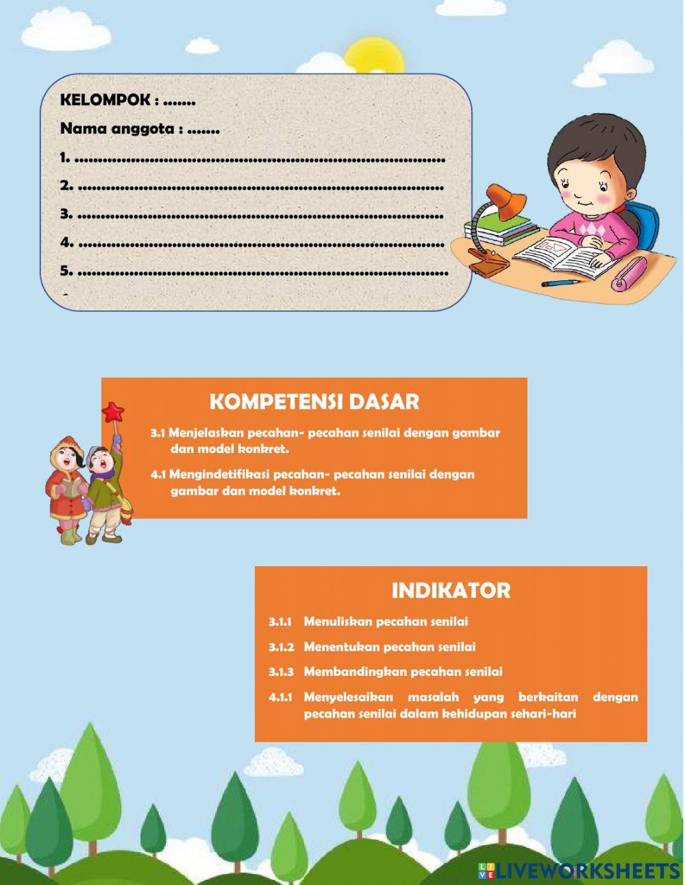 LKPD Pecahan Senilai