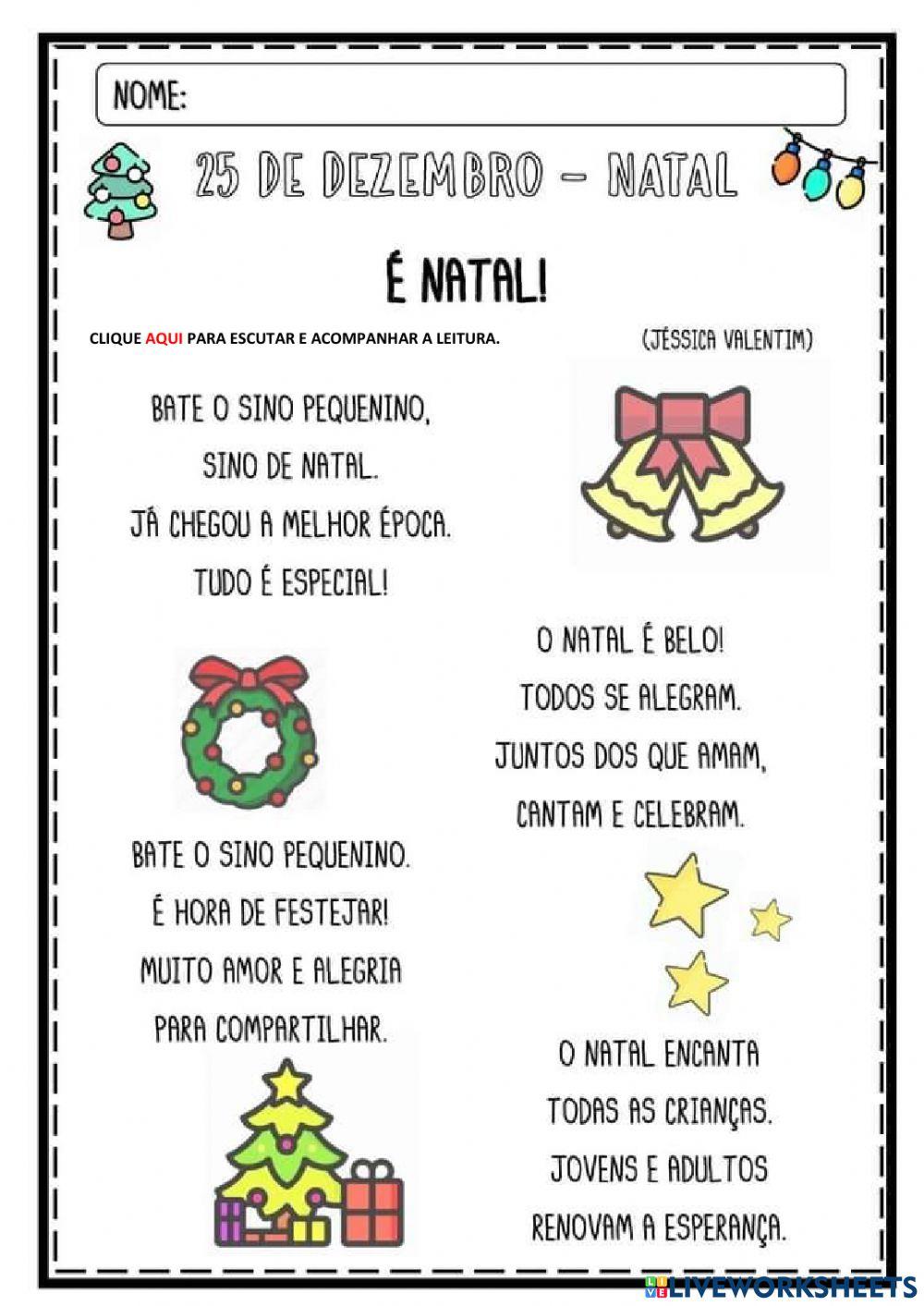 Natal texto