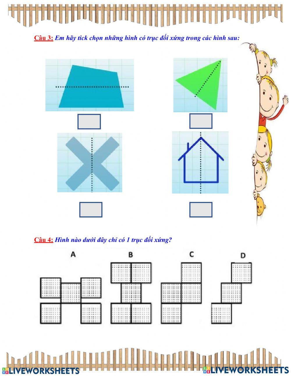 Toán 6: trục đối xứng