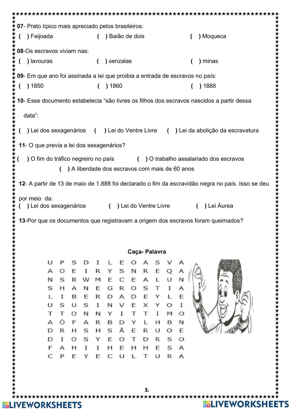 Dia da consciência negra