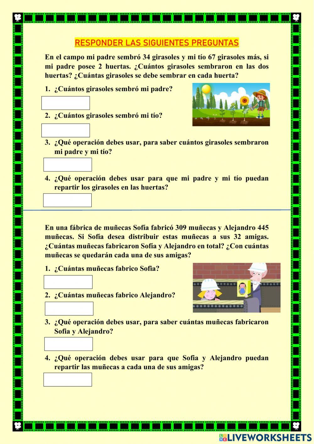 Preguntas de operaciones combinadas