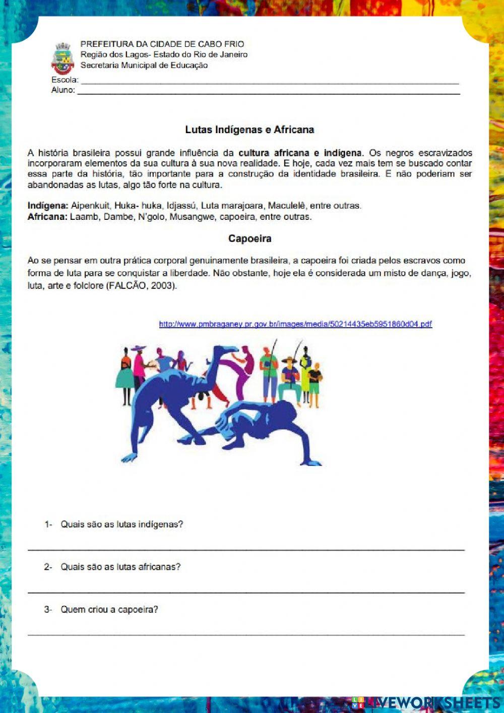 Lutas indígenas e africanas