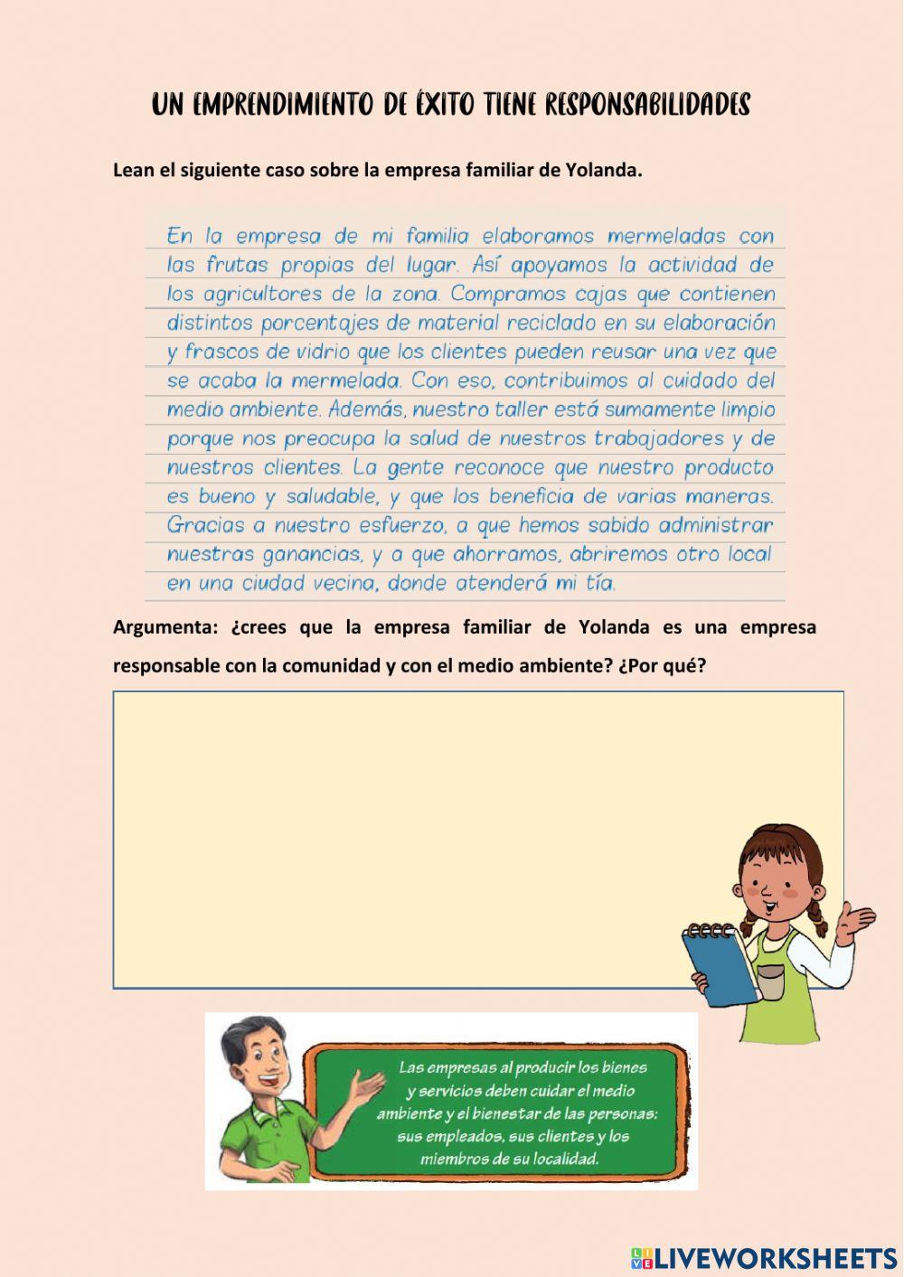 Un emprendimiento de éxito tiene responsabilidades