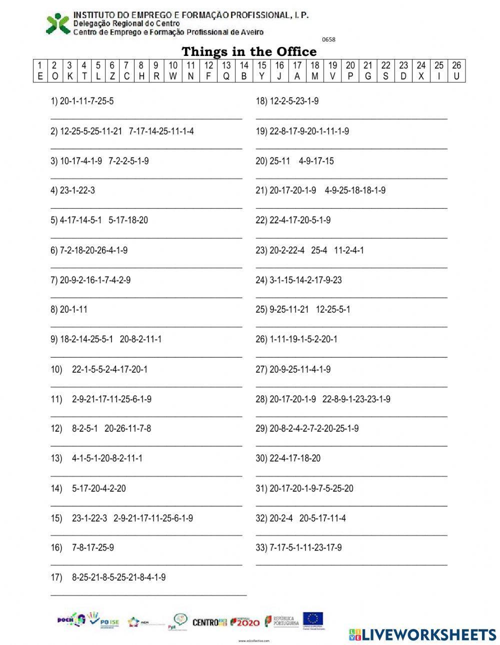 Things in the office