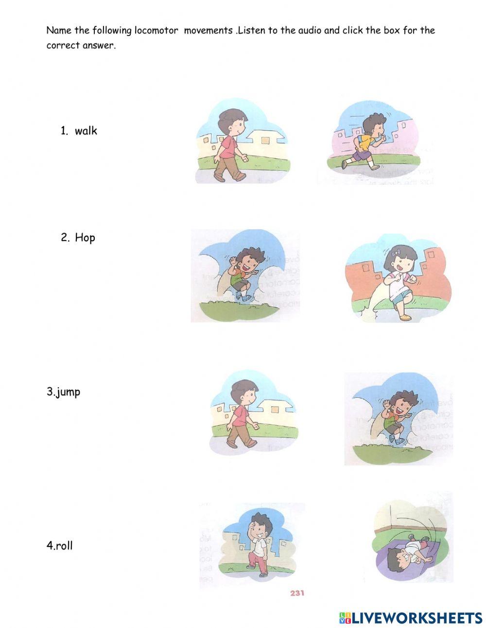 Locomotor Movements Worksheet Live Worksheets 52 OFF Locomotor Movements Worksheet Live Worksheets 52 OFF