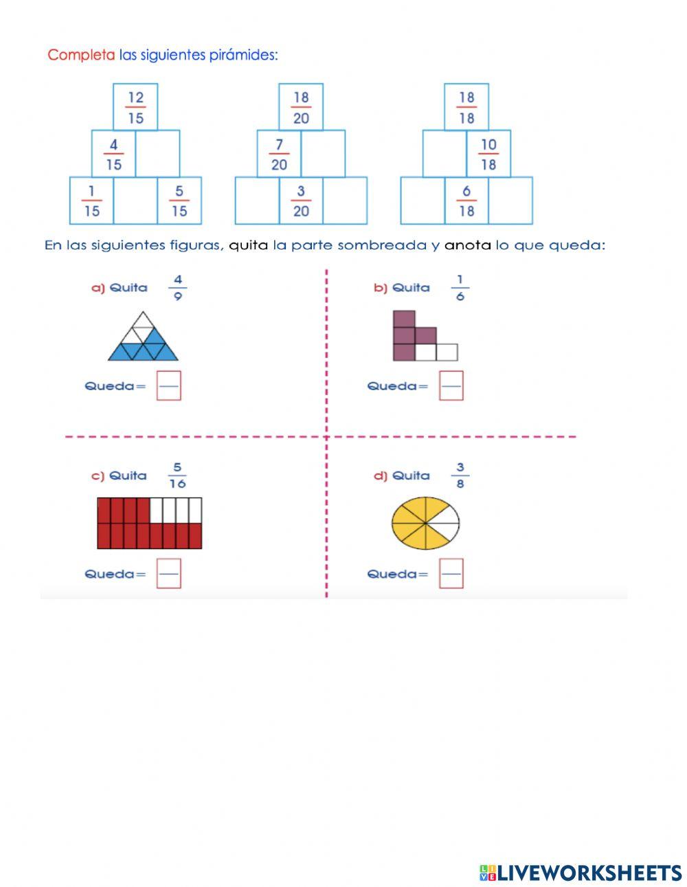 Operaciones homogéneas