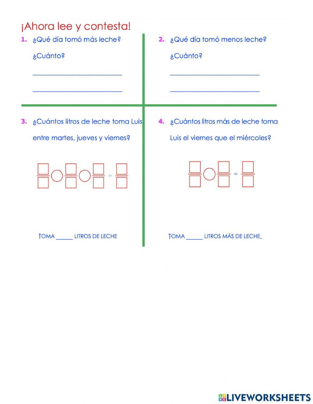 Operaciones homogéneas