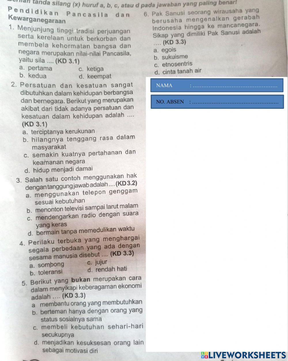 Suwisono (ppkn tema 5 kelas 6)