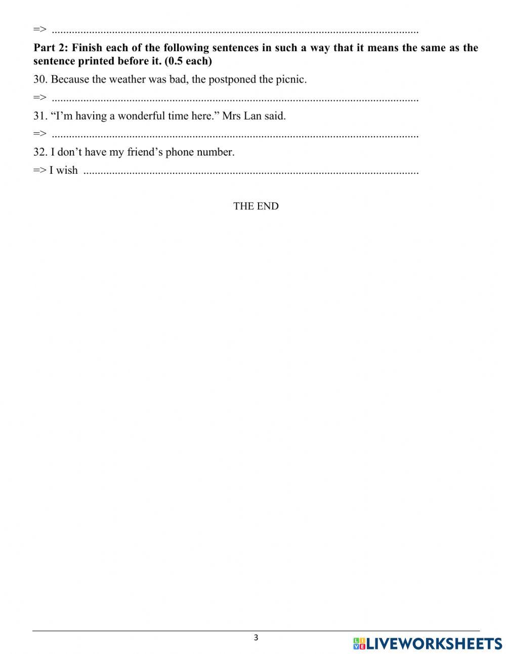 Đề thi học kỳ i