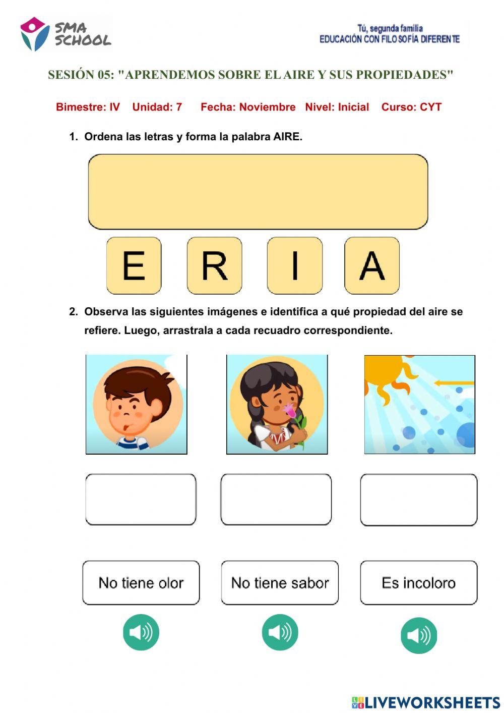 -aprendemos  sobre el aire y sus  propiedades-