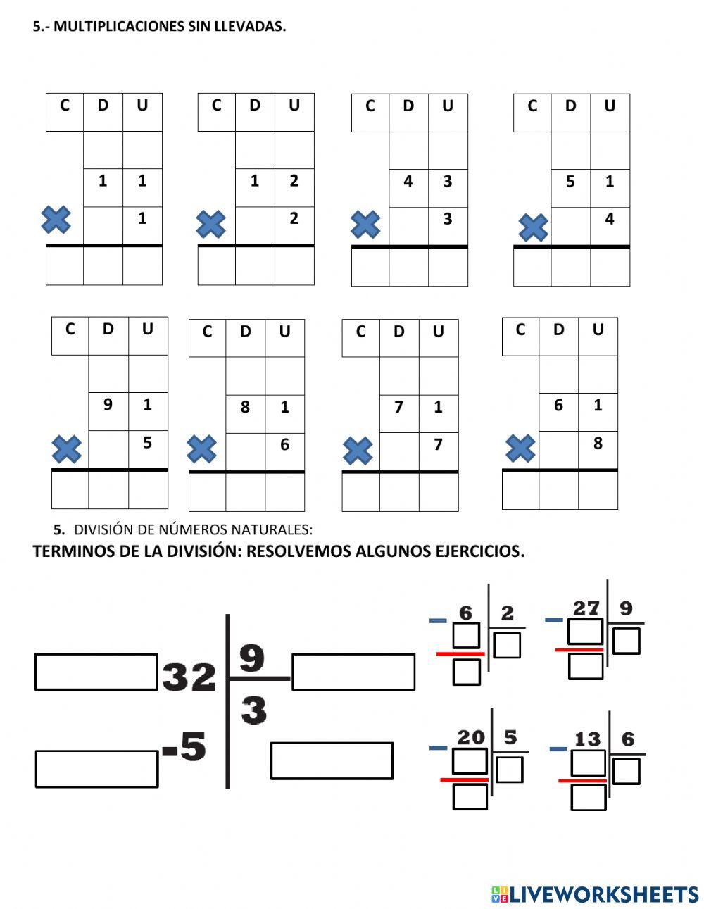 Evaluación de Matemática