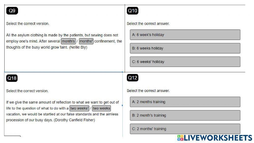 Possessive-time expression