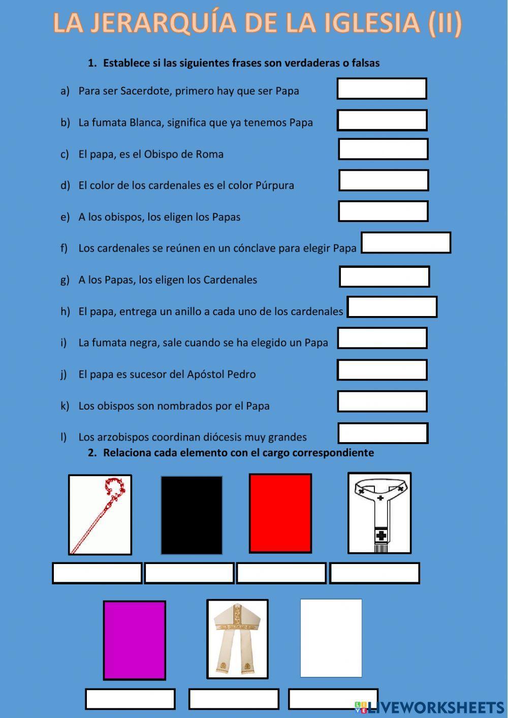 La jerarquía de la iglesia ii