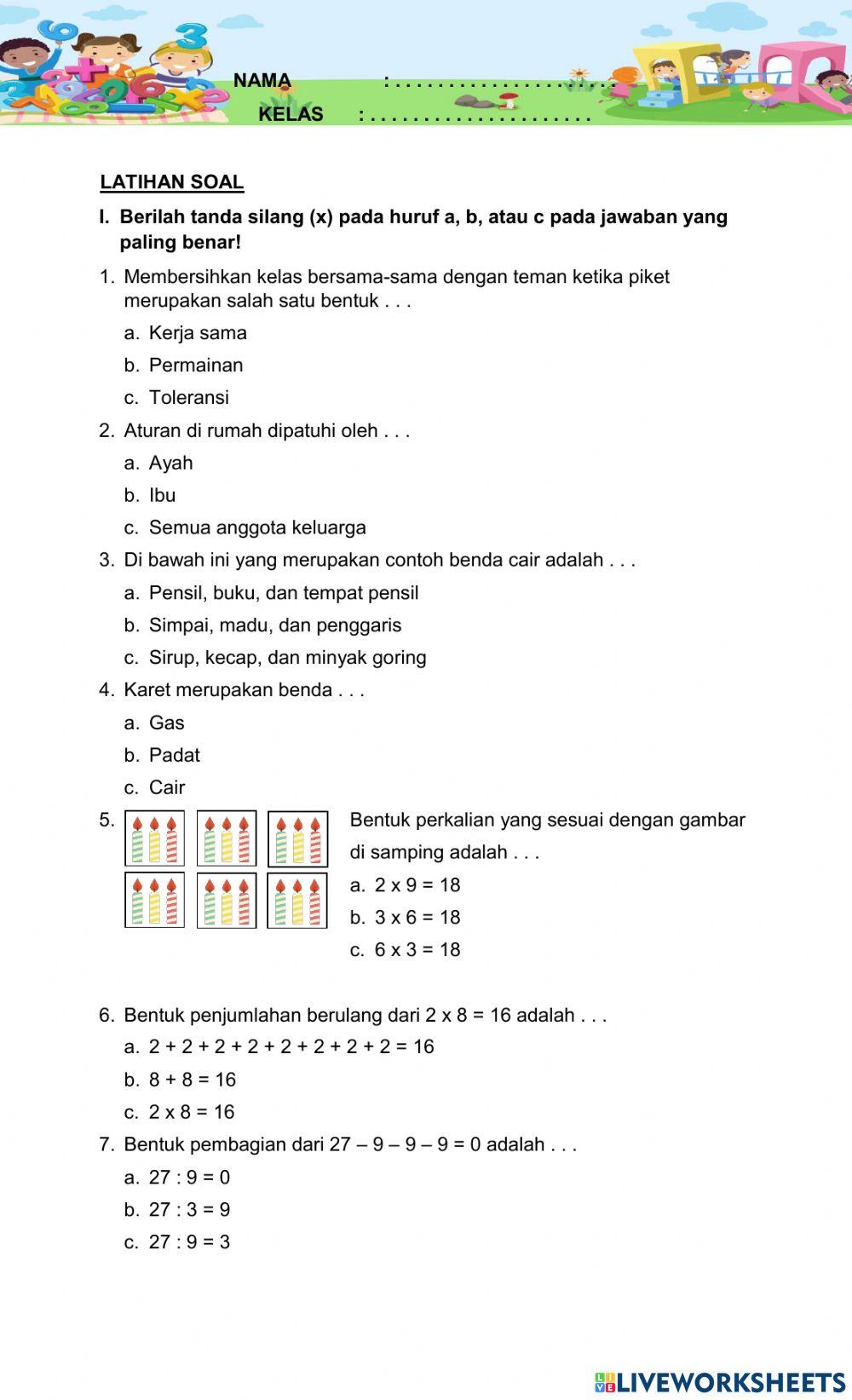 Latihan soal 2