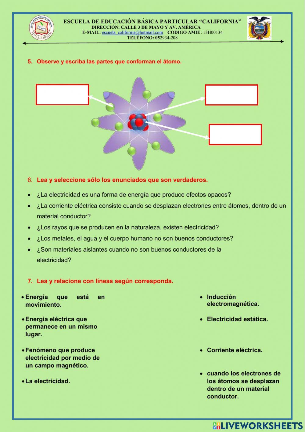 Evaluacion de ccnn de 6to. 1er. parcial del 2do. quimestre