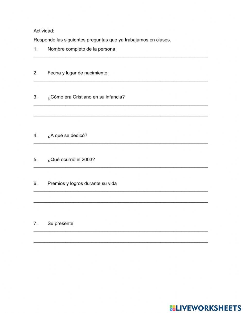 Actividad de cierre 26 de noviembre